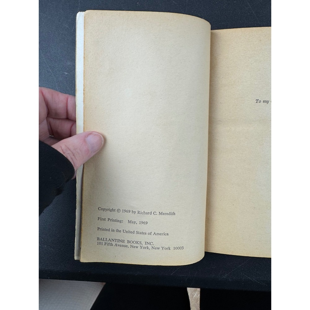 The Sky is Filled With Ships by Richard C Meredith 1969 First Printing Sci Fi - Picture 3 of 8